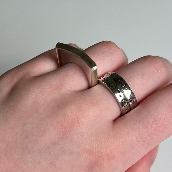 Rare Gucci Ring Ag925 Silver - Picture 1 of 6